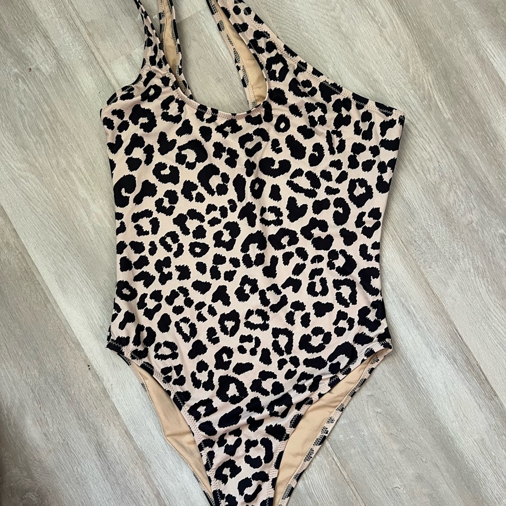 Leopard Print Kids Swimsuit